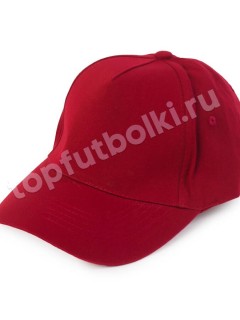 Бордовая бейсболка